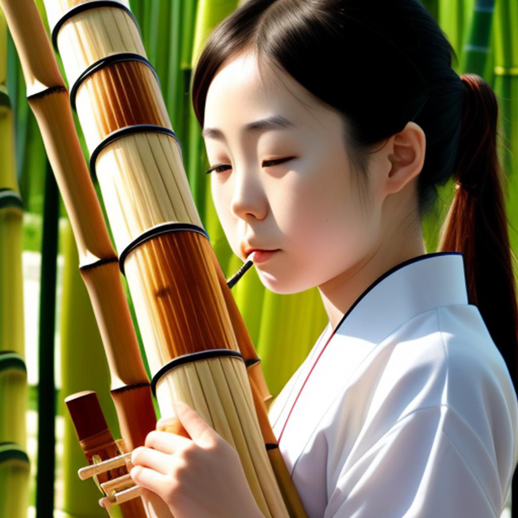 AIが作った和楽器：太い竹を使った吹奏楽器