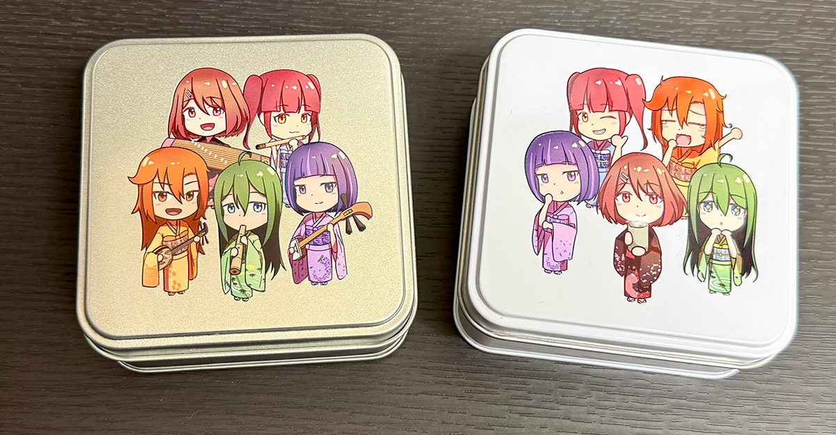 和楽器キャラクター スクエア缶ケース