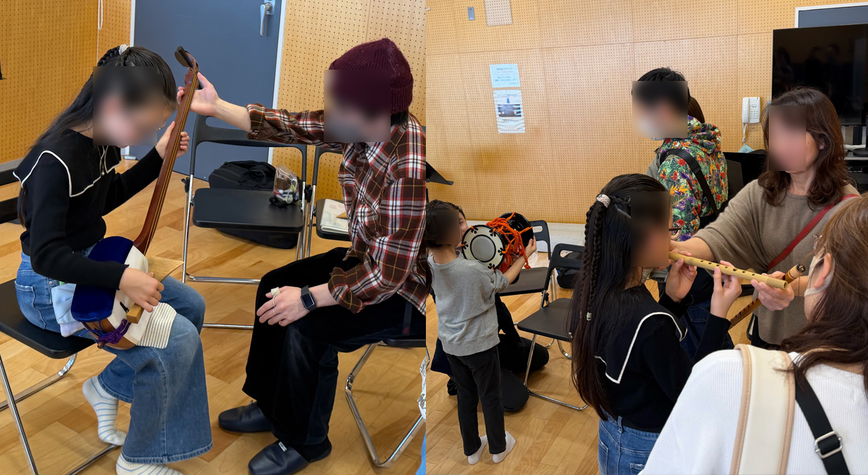 いろいろな和楽器を体験してみよう